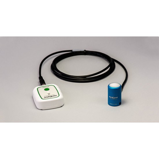 Kit piranômetro solar para fotossíntese (radiação PAR) + registrador de dados, cod. AT-100+PQ-510-SS marca Apogee.