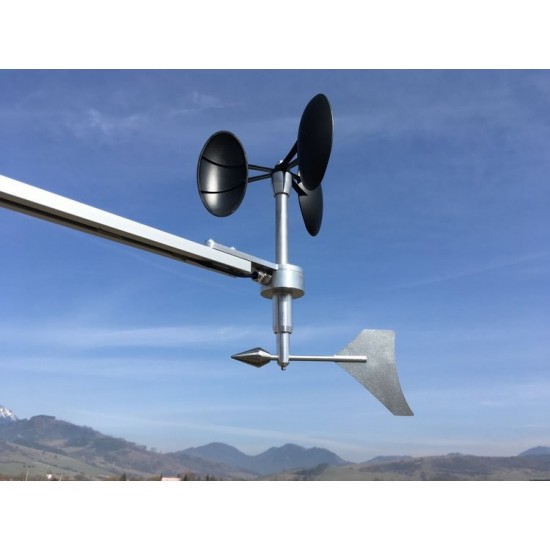 Anemômetro Iot Sensor Conj. de Vel. e Dir do Vento Compacto, Mod Meteowind Iot-Sig, Cod. MWI-SF-RC02-C05, Marca Barani