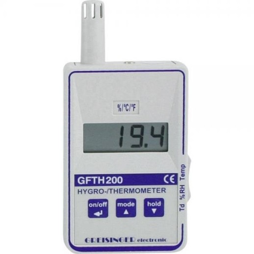 Termo-higrômetro Digital Portátil, Modelo GFTH-200 - Marca Greisinger