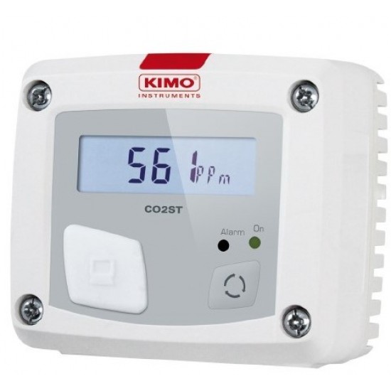 Detector de Dióxido Carbono, Faixa de medição 0 a 5000ppm, CO2 fixo - CO, Modelo CO2ST-S - Marca Kimo