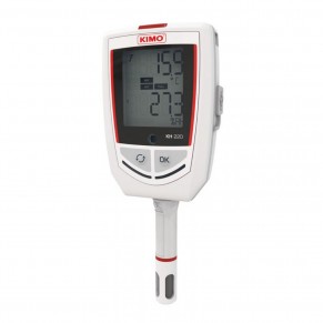 Datalogger de Temperatura e Umidade, Faixa de medição -20 a 70°C, Modelo KH-220-O - Marca Kimo