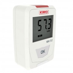 Datalogger de Temperatura e Umidade, Faixa de medição -20 a +70°C, Modelo KH-50 - Marca Kimo