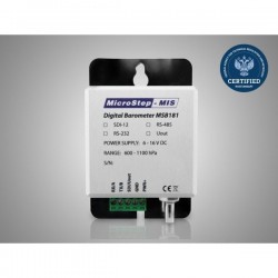 Medidor de Pressão Barométrica, Faixa de medição de 600 a 1100mbar, Modelo MSB-181 - Marca Microstep-Mis