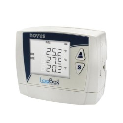 Datalogger com Displey, Modelo Logbox-BLE - Marca Novus