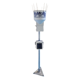 Estação Pluviométrica com Pluviômetro de Báscula Única, Modelo PCD-P1 - Marca RoMiotto