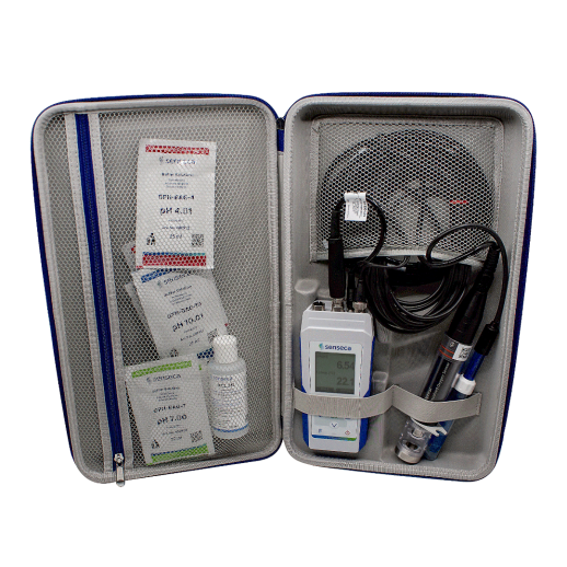 Analisador Multiparamétrico Digital Portátil Senseca PRO 595 para Água e Eletrodos de pH