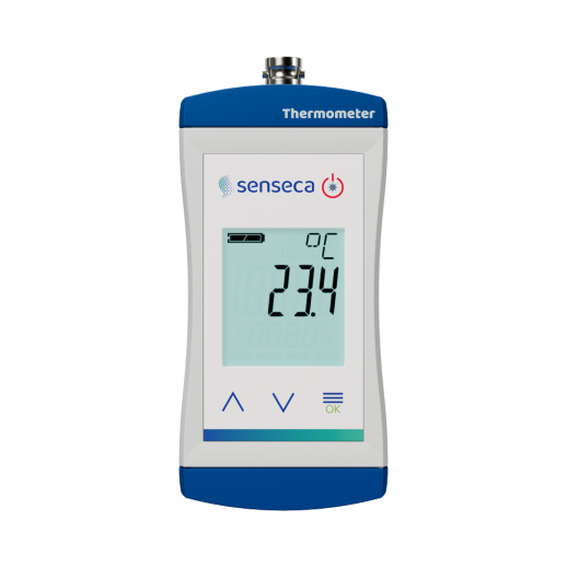 Termômetro Digital Portátil com Conexão BNC e Alarme Senseca ECO 120