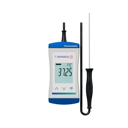 Termômetro Digital Portátil com Sonda de Imersão e Alarme Senseca ECO 121-3