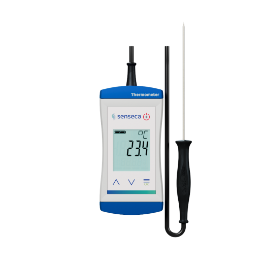 Termômetro Digital Portátil com Sonda de Inserção Ultrafina Senseca ECO 121-I1.5