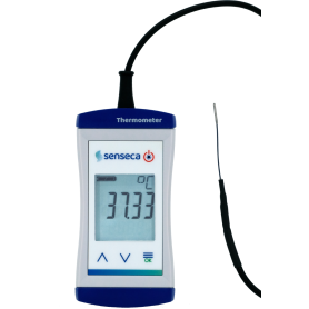 Termômetro Digital Portátil de Alta Resolução Senseca ECO 141 com Sonda Ultrafina Ø1,1 mm