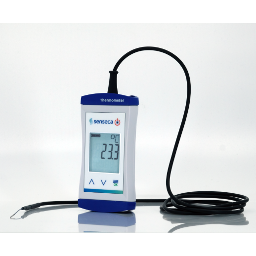 Termômetro Digital Portátil de Alta Resolução Senseca ECO 141 com Sonda Ultrafina Ø1,1 mm