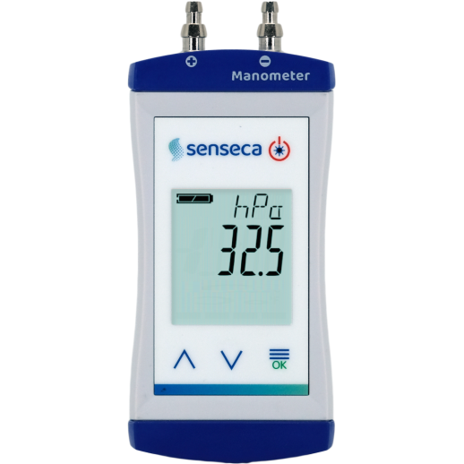 Manômetro Digital Portátil de Pressão Diferencial Senseca ECO 210-5