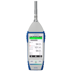 Sonômetro e Analisador de Nível de Som Classe 1 Senseca XPT801-SLM com Display Gráfico