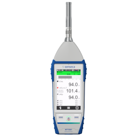 Sonômetro e Analisador de Nível de Som Classe 1 Senseca XPT801-SLM com Display Gráfico