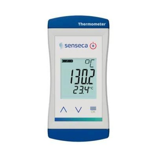 Termômetro Digital Portátil Termopar de 2 Canais Senseca ECO 130.2 com Alarme