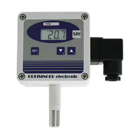 Transmissor de Umidade do Ar de Parede Senseca Greisinger GRHU-1R-MP