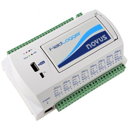 Registrador Datalogger, sem Display IHM, Modelo FIELDLOGGER - Marca Novus